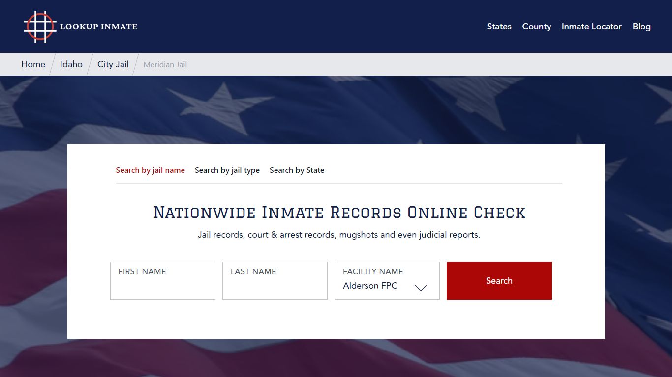 Meridian Jail in Idaho - Lookup Inmate